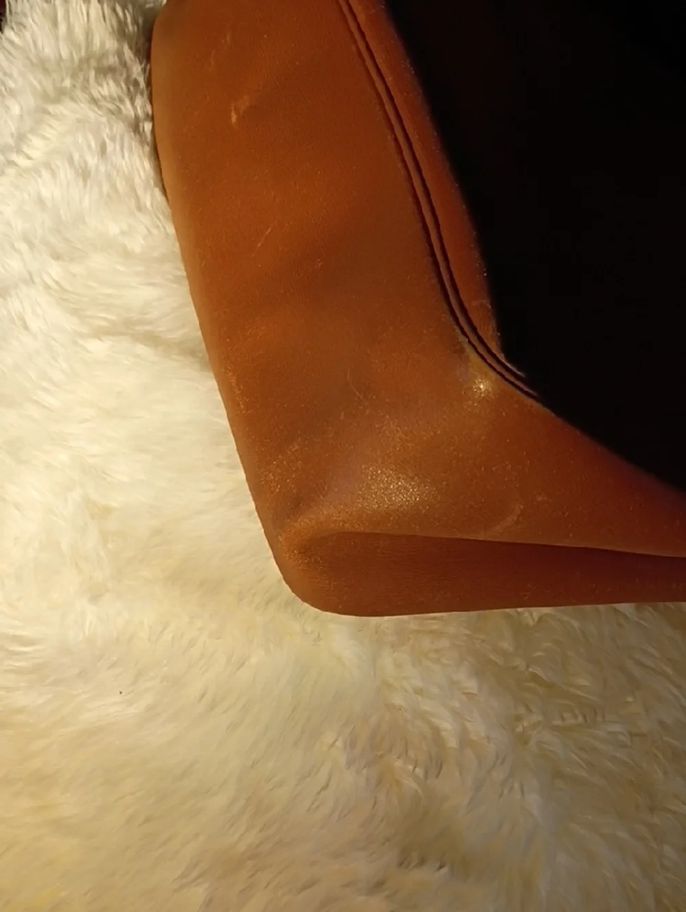Longchamp Cognac Leather Tote with Gold Toggle - Picture 10 of 10